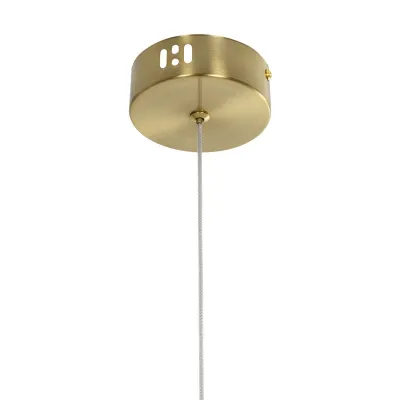 Κρεμαστό φωτιστικό οροφής LED kelvo® GLOW 24W 2400lm 360° AC 220-240V IP20 ρυθμιζόμενο λευκό CCT με On/Off 2700K/4500K/6000K χρυσό πλατίνα 24x10x62cm