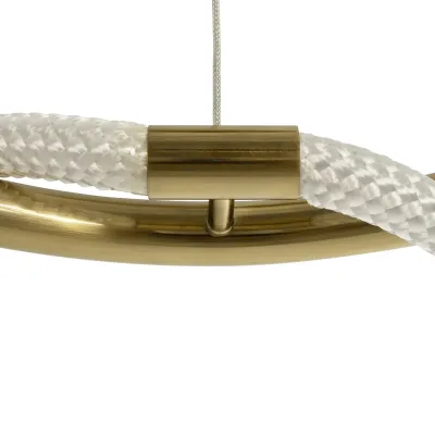 Κρεμαστό φωτιστικό οροφής LED kelvo® GLOW 36W 3600lm 360° AC 220-240V IP20 ρυθμιζόμενο λευκό CCT με χειριστήριο από 2700K έως 6000K ντιμμαριζόμενο χρυσό πλατίνα 70x70x40cm
