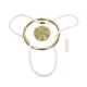 Κρεμαστό φωτιστικό οροφής LED kelvo® GLOW 36W 3600lm 360° AC 220-240V IP20 ρυθμιζόμενο λευκό CCT με χειριστήριο από 2700K έως 6000K ντιμμαριζόμενο χρυσό πλατίνα 70x70x40cm