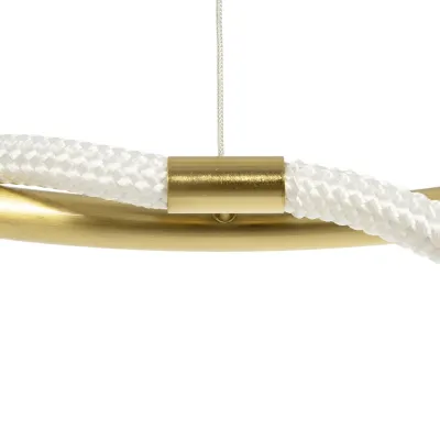Κρεμαστό φωτιστικό οροφής LED kelvo® GLOW 58W 5800lm 360° AC 220-240V IP20 ρυθμιζόμενο λευκό CCT με χειριστήριο από 2700K έως 6000K ντιμαριζόμενο χρυσό πλατίνα 80x80x40cm KLV-101-0163