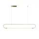 Κρεμαστό φωτιστικό οροφής LED kelvo® GLOW 15W 1500lm 360° AC 220-240V IP20 ρυθμιζόμενο λευκό CCT με χειριστήριο από 2700K έως 6000K ντιμαριζόμενο χρυσό πλατίνα 120x3x17cm Κρεμαστό φωτιστικό οροφής LED kelvo® GLOW 15W 1500lm 360° AC 220-240V IP20 ρυθμιζόμενο λευκό CCT με χειριστήριο από 2700K έως 6000K ντιμαριζόμενο χρυσό πλατίνα 120x3x17cm