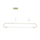 Κρεμαστό φωτιστικό οροφής LED kelvo® GLOW 15W 1500lm 360° AC 220-240V IP20 ρυθμιζόμενο λευκό CCT με χειριστήριο από 2700K έως 6000K ντιμαριζόμενο χρυσό πλατίνα 120x3x17cm Κρεμαστό φωτιστικό οροφής LED kelvo® GLOW 15W 1500lm 360° AC 220-240V IP20 ρυθμιζόμενο λευκό CCT με χειριστήριο από 2700K έως 6000K ντιμαριζόμενο χρυσό πλατίνα 120x3x17cm
