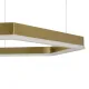 Κρεμαστό φωτιστικό οροφής LED kelvo® LEXAGON 120W 12000lm 200° AC 220-240V IP20 ρυθμιζόμενο λευκό CCT με χειριστήριο από 2700K έως 6000K ντιμμαριζόμενο χρυσό πλατίνα 110x90x110cm