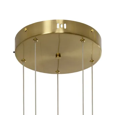 Κρεμαστό φωτιστικό οροφής LED kelvo® LEXAGON 120W 12000lm 200° AC 220-240V IP20 ρυθμιζόμενο λευκό CCT με χειριστήριο από 2700K έως 6000K ντιμμαριζόμενο χρυσό πλατίνα 110x90x110cm