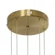 Κρεμαστό φωτιστικό οροφής LED kelvo® LEXAGON 120W 12000lm 200° AC 220-240V IP20 ρυθμιζόμενο λευκό CCT με χειριστήριο από 2700K έως 6000K ντιμμαριζόμενο χρυσό πλατίνα 110x90x110cm