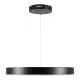 kelvo® VENOM KLV-101-0187 Κρεμαστό Φωτιστικό Οροφής LED 45W 4500lm 120° AC 220-240V IP20 Ρυθμιζόμενο Λευκό CCT με Χειριστήριο από 2700K έως 6000K Dimmable - Lumileds SMD Chip - Μαύρο Ματ - Μ60 x Π60 x Υ6.5cm - 3 Χρόνια Εγγύηση