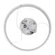 Κρεμαστό φωτιστικό οροφής LED kelvo® VENOM 45W 4500lm 120° AC 220-240V IP20 ρυθμιζόμενο λευκό CCT με χειριστήριο από 2700K έως 6000K ντιμμαριζόμενο λευκό ματ 60x60x6.5cm