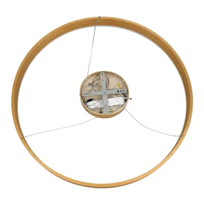 Κρεμαστό φωτιστικό οροφής LED kelvo® VENOM 45W 4500lm 120° AC 220-240V IP20 ρυθμιζόμενο λευκό CCT με χειριστήριο από 2700K έως 6000K ντιμαριζόμενο χρυσό πλατίνα 60x60x6.5cm