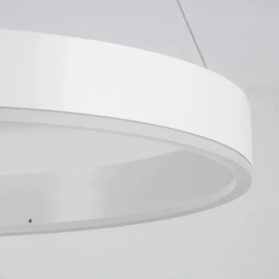 Κρεμαστό φωτιστικό οροφής LED kelvo® VENOM 67W 6700lm 120° AC 220-240V IP20 ρυθμιζόμενο λευκό CCT με χειριστήριο από 2700K έως 6000K ντιμαριζόμενο λευκό ματ 80x80x6.5cm