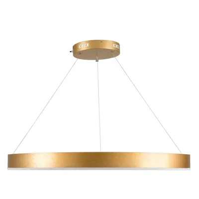 Κρεμαστό φωτιστικό οροφής LED kelvo® VENOM 67W 6700lm 120° AC 220-240V IP20 ρυθμιζόμενο λευκό CCT με χειριστήριο από 2700K έως 6000K ντιμμαριζόμενο χρυσό πλατίνα 80x80x6.5cm KLV-101-0192