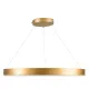 Κρεμαστό φωτιστικό οροφής LED kelvo® VENOM 67W 6700lm 120° AC 220-240V IP20 ρυθμιζόμενο λευκό CCT με χειριστήριο από 2700K έως 6000K ντιμμαριζόμενο χρυσό πλατίνα 80x80x6.5cm KLV-101-0192