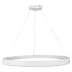 Κρεμαστό φωτιστικό οροφής LED kelvo® VENOM 75W 7500lm 120° AC 220-240V IP20 ρυθμιζόμενο λευκό CCT με χειριστήριο από 2700K έως 6000K ντιμμαριζόμενο λευκό ματ 100x100x6.5cm