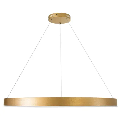 Κρεμαστό φωτιστικό οροφής LED kelvo® VENOM 75W 7500lm 120° AC 220-240V IP20 ρυθμιζόμενο λευκό CCT με χειριστήριο από 2700K έως 6000K ντιμμάριζόμενο χρυσό πλατίνα 100x100x6.5cm