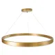Κρεμαστό φωτιστικό οροφής LED kelvo® VENOM 75W 7500lm 120° AC 220-240V IP20 ρυθμιζόμενο λευκό CCT με χειριστήριο από 2700K έως 6000K ντιμμάριζόμενο χρυσό πλατίνα 100x100x6.5cm