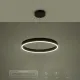 kelvo® VENOM KLV-101-0187 Κρεμαστό Φωτιστικό Οροφής LED 45W 4500lm 120° AC 220-240V IP20 Ρυθμιζόμενο Λευκό CCT με Χειριστήριο από 2700K έως 6000K Dimmable - Lumileds SMD Chip - Μαύρο Ματ - Μ60 x Π60 x Υ6.5cm - 3 Χρόνια Εγγύηση