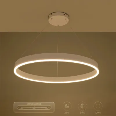 Κρεμαστό φωτιστικό οροφής LED kelvo® VENOM 67W 6700lm 120° AC 220-240V IP20 ρυθμιζόμενο λευκό CCT με χειριστήριο από 2700K έως 6000K ντιμαριζόμενο λευκό ματ 80x80x6.5cm
