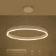 Κρεμαστό φωτιστικό οροφής LED kelvo® VENOM 67W 6700lm 120° AC 220-240V IP20 ρυθμιζόμενο λευκό CCT με χειριστήριο από 2700K έως 6000K ντιμαριζόμενο λευκό ματ 80x80x6.5cm