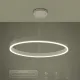 Κρεμαστό φωτιστικό οροφής LED kelvo® VENOM 67W 6700lm 120° AC 220-240V IP20 ρυθμιζόμενο λευκό CCT με χειριστήριο από 2700K έως 6000K ντιμαριζόμενο λευκό ματ 80x80x6.5cm