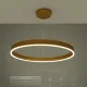 Κρεμαστό φωτιστικό οροφής LED kelvo® VENOM 67W 6700lm 120° AC 220-240V IP20 ρυθμιζόμενο λευκό CCT με χειριστήριο από 2700K έως 6000K ντιμμαριζόμενο χρυσό πλατίνα 80x80x6.5cm KLV-101-0192