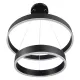 Κρεμαστό φωτιστικό οροφής LED kelvo® VENOM 75W 7500lm 120° AC 220-240V IP20 ρυθμιζόμενο λευκό CCT με χειριστήριο από 2700K έως 6000K ντιμαριζόμενο μαύρο ματ 60x60x40cm Κρεμαστό φωτιστικό οροφής LED kelvo® VENOM 75W 7500lm 120° AC 220-240V IP20 ρυθμιζόμενο λευκό CCT με χειριστήριο από 2700K έως 6000K ντιμαριζόμενο μαύρο ματ 60x60x40cm