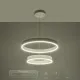 Κρεμαστό φωτιστικό οροφής LED kelvo® VENOM 75W 7500lm 120° AC 220-240V IP20 ρυθμιζόμενο λευκό CCT με χειριστήριο από 2700K έως 6000K ντιμμΑριζόμενο λευκό ματ 60x60x40cm