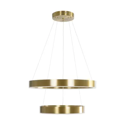 Κρεμαστό φωτιστικό οροφής LED kelvo® VENOM 75W 7500lm 120° AC 220-240V IP20 ρυθμιζόμενο λευκό CCT με χειριστήριο από 2700K έως 6000K ντιμμαριζόμενο LUMILEDs SMD χρυσό πλατίνα 60x60x40cm KLV-101-0198