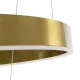 Κρεμαστό φωτιστικό οροφής LED kelvo® VENOM 75W 7500lm 120° AC 220-240V IP20 ρυθμιζόμενο λευκό CCT με χειριστήριο από 2700K έως 6000K ντιμμαριζόμενο LUMILEDs SMD χρυσό πλατίνα 60x60x40cm KLV-101-0198