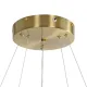 Κρεμαστό φωτιστικό οροφής LED kelvo® VENOM 75W 7500lm 120° AC 220-240V IP20 ρυθμιζόμενο λευκό CCT με χειριστήριο από 2700K έως 6000K ντιμμαριζόμενο LUMILEDs SMD χρυσό πλατίνα 60x60x40cm KLV-101-0198