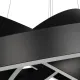 Κρεμαστό φωτιστικό οροφής LED kelvo® VENOM 120W 12000lm 120° AC 220-240V IP20 ρυθμιζόμενο λευκό CCT με χειριστήριο από 2700K έως 6000K ντιμμαριζόμενο μαύρο ματ 80x80x80cm Κρεμαστό φωτιστικό οροφής LED kelvo® VENOM 120W 12000lm 120° AC 220-240V IP20 ρυθμιζόμενο λευκό CCT με χειριστήριο από 2700K έως 6000K ντιμμαριζόμενο μαύρο ματ 80x80x80cm