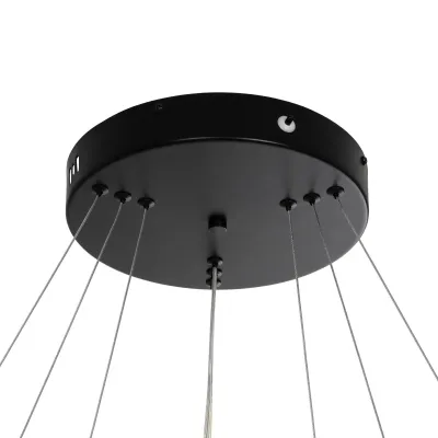Κρεμαστό φωτιστικό οροφής LED kelvo® VENOM 120W 12000lm 120° AC 220-240V IP20 ρυθμιζόμενο λευκό CCT με χειριστήριο από 2700K έως 6000K ντιμμαριζόμενο μαύρο ματ 80x80x80cm Κρεμαστό φωτιστικό οροφής LED kelvo® VENOM 120W 12000lm 120° AC 220-240V IP20 ρυθμιζόμενο λευκό CCT με χειριστήριο από 2700K έως 6000K ντιμμαριζόμενο μαύρο ματ 80x80x80cm