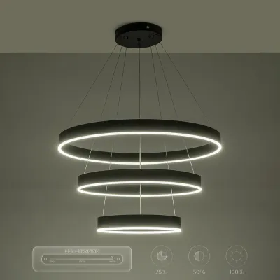 Κρεμαστό φωτιστικό οροφής LED kelvo® VENOM 120W 12000lm 120° AC 220-240V IP20 ρυθμιζόμενο λευκό CCT με χειριστήριο από 2700K έως 6000K ντιμμαριζόμενο μαύρο ματ 80x80x80cm Κρεμαστό φωτιστικό οροφής LED kelvo® VENOM 120W 12000lm 120° AC 220-240V IP20 ρυθμιζόμενο λευκό CCT με χειριστήριο από 2700K έως 6000K ντιμμαριζόμενο μαύρο ματ 80x80x80cm