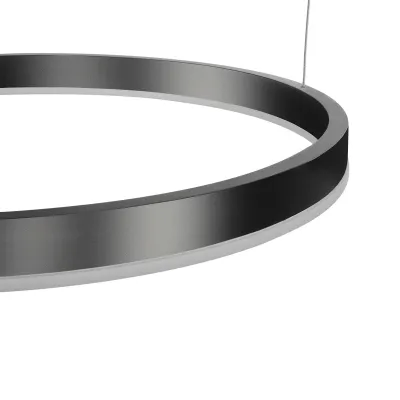 Κρεμαστό φωτιστικό οροφής LED kelvo® VENOM 150W 15000lm 120° AC 220-240V IP20 ρυθμιζόμενο λευκό CCT με χειριστήριο από 2700K έως 6000K ντιμμαριζόμενο μαύρο ματ 150x90x60cm KLV-101-0202