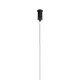 Κρεμαστό φωτιστικό οροφής LED kelvo® VENOM 150W 15000lm 120° AC 220-240V IP20 ρυθμιζόμενο λευκό CCT με χειριστήριο από 2700K έως 6000K ντιμμαριζόμενο μαύρο ματ 150x90x60cm KLV-101-0202