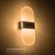 GLOBOSTAR® RARE 61337 Μοντέρνο Φωτιστικό Τοίχου - Απλίκα LED 5W 600lm 180° AC 220-240V IP20 Ρυθμιζόμενο Λευκό CCT με On/Off 2700K/4500K/6000K - Lumileds SMD Chip - Μαύρο Ματ - Μ10 x Π5 x Υ27.5cm - 3 Χρόνια Εγγύηση