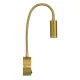 GLOBOSTAR® GOOSE 61692 Μοντέρνο Φωτιστικό Τοίχου - Απλίκα Ξενοδοχείου Reading Light LED 3W 300lm 36° AC 220-240V IP20 Θερμό Λευκό 2700K - CREE XPE Chip & TÜV SÜD Driver - Χρυσό Βούρτσας - Μ6.5 x Π15 xΥ24.5cm - 3 Χρόνια Εγγύηση