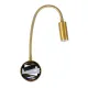 GLOBOSTAR® GOOSE 61692 Μοντέρνο Φωτιστικό Τοίχου - Απλίκα Ξενοδοχείου Reading Light LED 3W 300lm 36° AC 220-240V IP20 Θερμό Λευκό 2700K - CREE XPE Chip & TÜV SÜD Driver - Χρυσό Βούρτσας - Μ6.5 x Π15 xΥ24.5cm - 3 Χρόνια Εγγύηση