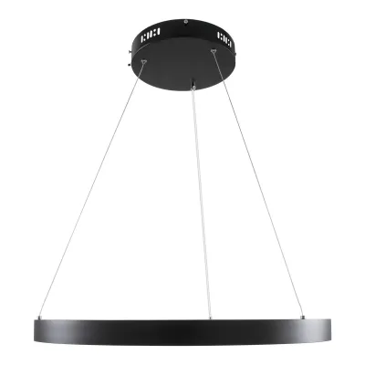Κρεμαστό φωτιστικό οροφής LED kelvo® NEMESIS 45W 4500lm 180° AC 220-240V IP20 ρυθμιζόμενο λευκό φως CCT με χειριστήριο από 2700K έως 6000K ντιμμαριζόμενο μαύρο ματ 60x60x4cm