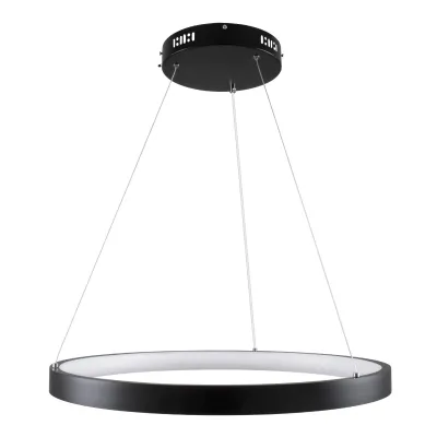 Κρεμαστό φωτιστικό οροφής LED kelvo® NEMESIS 45W 4500lm 180° AC 220-240V IP20 ρυθμιζόμενο λευκό φως CCT με χειριστήριο από 2700K έως 6000K ντιμμαριζόμενο μαύρο ματ 60x60x4cm