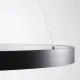 Κρεμαστό φωτιστικό οροφής LED kelvo® NEMESIS 45W 4500lm 180° AC 220-240V IP20 ρυθμιζόμενο λευκό φως CCT με χειριστήριο από 2700K έως 6000K ντιμμαριζόμενο μαύρο ματ 60x60x4cm