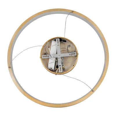 Κρεμαστό φωτιστικό οροφής LED kelvo® NEMESIS 45W 4500lm 180° AC 220-240V IP20 ρυθμιζόμενο λευκό CCT με χειριστήριο από 2700K έως 6000K ντιμαριζόμενο χρυσό πλατίνα 60x60x4cm KLV-101-0210