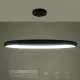 Κρεμαστό φωτιστικό οροφής LED kelvo® NEMESIS 67W 6700lm 180° AC 220-240V IP20 ρυθμιζόμενο λευκό CCT με χειριστήριο από 2700K έως 6000K ντιμμαριζόμενο μαύρο ματ 80x80x4cm