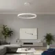 Κρεμαστό φωτιστικό οροφής LED kelvo® NEMESIS 67W 6700lm 180° AC 220-240V IP20 ρυθμιζόμενο λευκό CCT με χειριστήριο από 2700K έως 6000K ντιμμαριζόμενο λευκό ματ 80x80x4cm Κρεμαστό φωτιστικό οροφής LED kelvo® NEMESIS 67W 6700lm 180° AC 220-240V IP20 ρυθμιζόμενο λευκό CCT με χειριστήριο από 2700K έως 6000K ντιμμαριζόμενο λευκό ματ 80x80x4cm