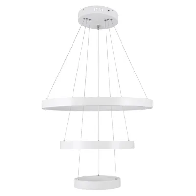 Κρεμαστό φωτιστικό οροφής LED kelvo® NEMESIS 100W 10000lm 180° AC 220-240V IP20 ρυθμιζόμενο λευκό CCT με χειριστήριο από 2700K έως 6000K ντιμμαριζόμενο λευκό ματ 60x60x60cm KLV-101-0218