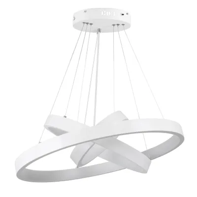 Κρεμαστό φωτιστικό οροφής LED kelvo® NEMESIS 100W 10000lm 180° AC 220-240V IP20 ρυθμιζόμενο λευκό CCT με χειριστήριο από 2700K έως 6000K ντιμμαριζόμενο λευκό ματ 60x60x60cm KLV-101-0218