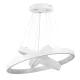 Κρεμαστό φωτιστικό οροφής LED kelvo® NEMESIS 100W 10000lm 180° AC 220-240V IP20 ρυθμιζόμενο λευκό CCT με χειριστήριο από 2700K έως 6000K ντιμμαριζόμενο λευκό ματ 60x60x60cm KLV-101-0218