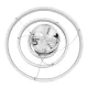 Κρεμαστό φωτιστικό οροφής LED kelvo® NEMESIS 100W 10000lm 180° AC 220-240V IP20 ρυθμιζόμενο λευκό CCT με χειριστήριο από 2700K έως 6000K ντιμμαριζόμενο λευκό ματ 60x60x60cm KLV-101-0218