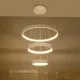 Κρεμαστό φωτιστικό οροφής LED kelvo® NEMESIS 100W 10000lm 180° AC 220-240V IP20 ρυθμιζόμενο λευκό CCT με χειριστήριο από 2700K έως 6000K ντιμμαριζόμενο λευκό ματ 60x60x60cm KLV-101-0218