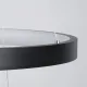 Κρεμαστό φωτιστικό οροφής LED kelvo® NEMESIS 120W 12000lm 180° AC 220-240V IP20 ρυθμιζόμενο λευκό CCT με χειριστήριο από 2700K έως 6000K ντιμμαριζόμενο μαύρο ματ 80x80x80cm KLV-101-0220