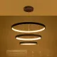 Κρεμαστό φωτιστικό οροφής LED kelvo® NEMESIS 120W 12000lm 180° AC 220-240V IP20 ρυθμιζόμενο λευκό CCT με χειριστήριο από 2700K έως 6000K ντιμμαριζόμενο μαύρο ματ 80x80x80cm KLV-101-0220