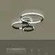 Φωτιστικό οροφής kelvo® DIAMOND LED 100W 10000lm 360° AC 220-240V IP20 ρυθμιζόμενο λευκό CCT με χειριστήριο 2700K-6000K ντιμάριζομενο μαύρο ματ 80x50x20cm